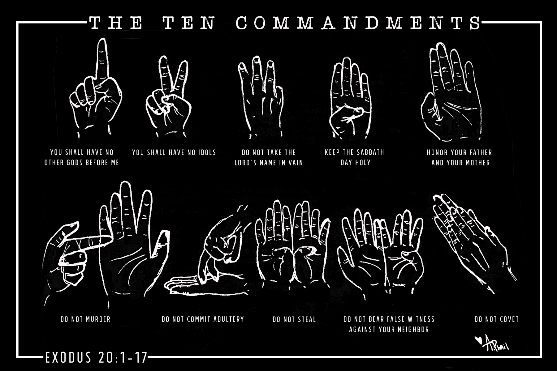 Teaching Kids the Ten Commandments • WONDER + WILDNESS